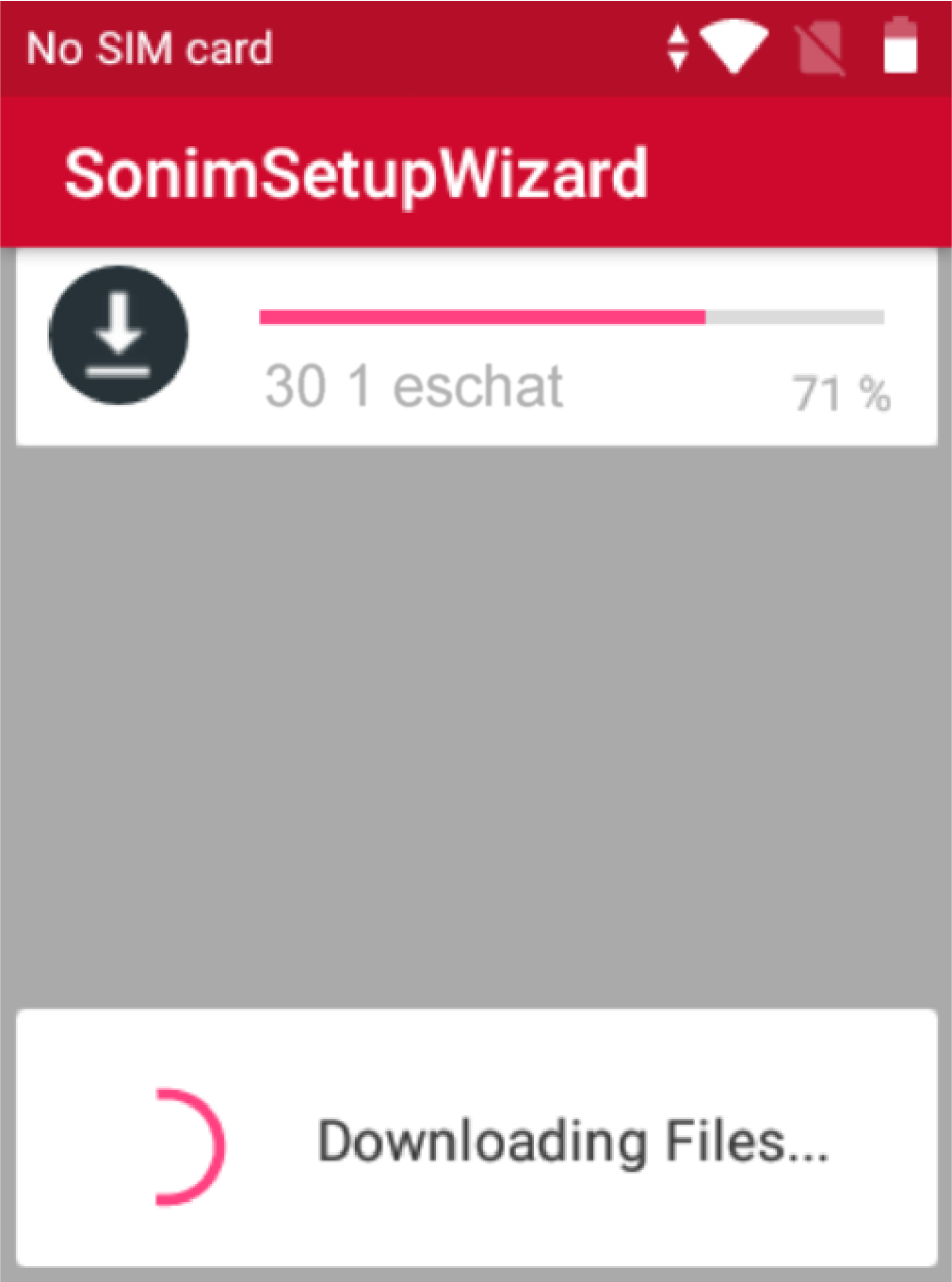 Update Sonim XP3 and XP5S via QR Code ESChat