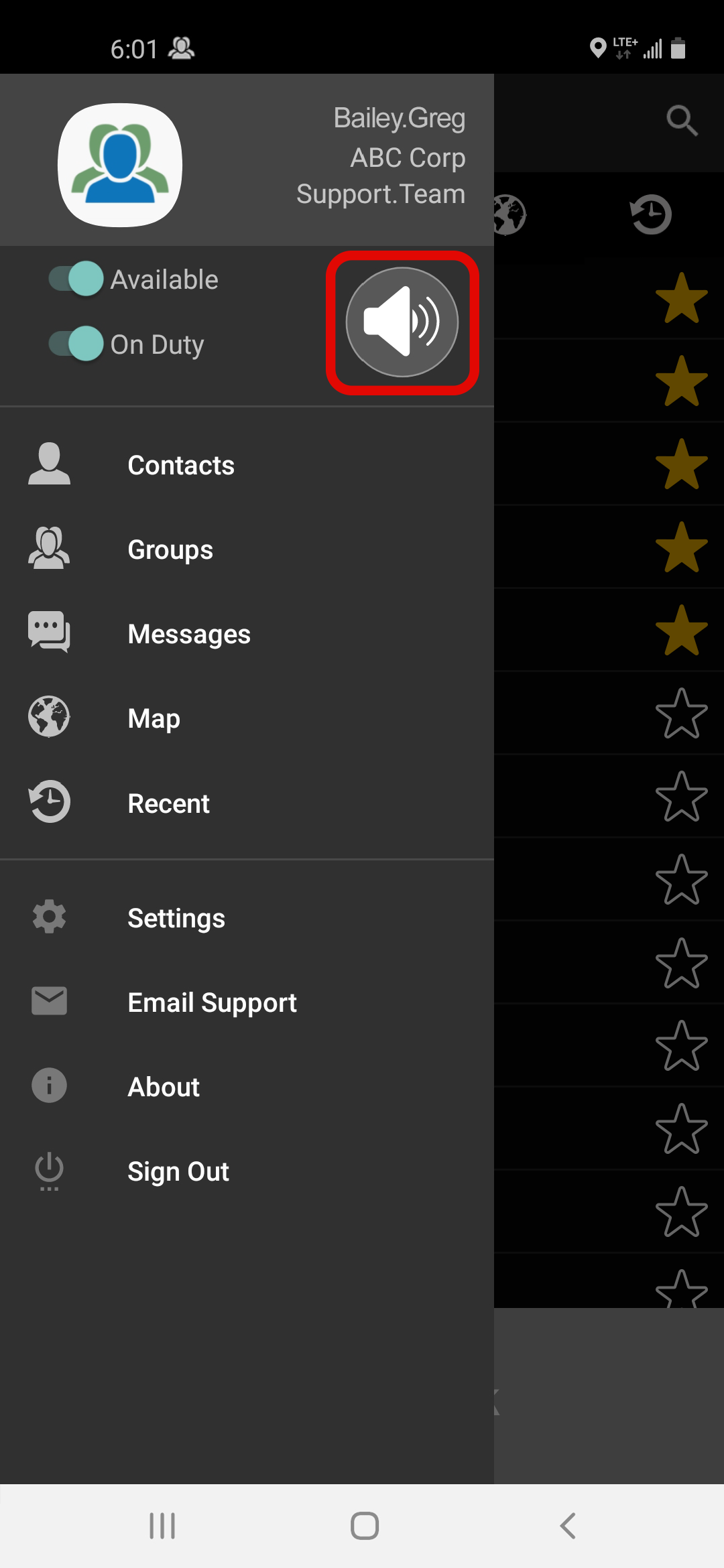 Android Audio Path Widget ESChat